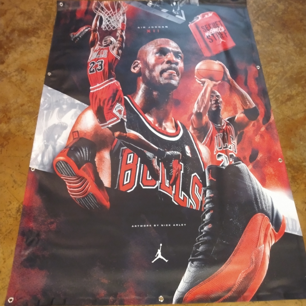 Michael Jordan Vinyl Banner